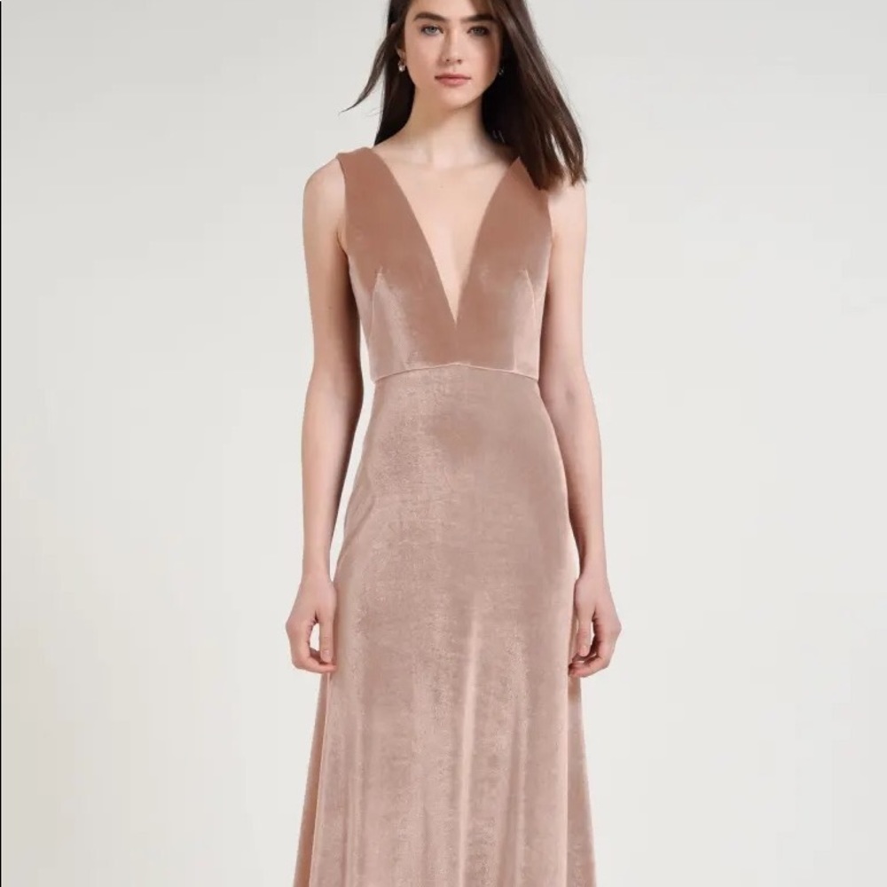 Jenny Yoo Logan dress in Prosecco
